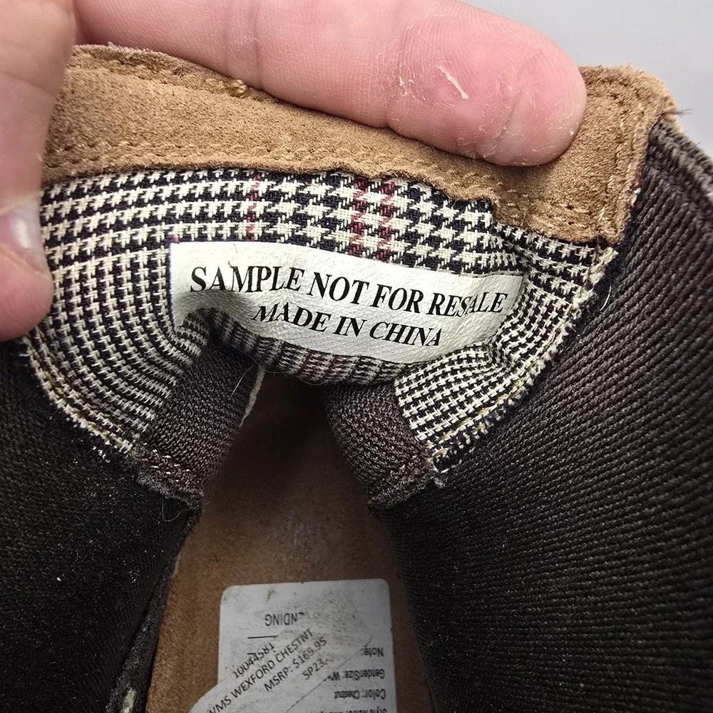 Ariat Wexford Chestnut Suede Chelsea Boots Women's US 7B Sample NWOB